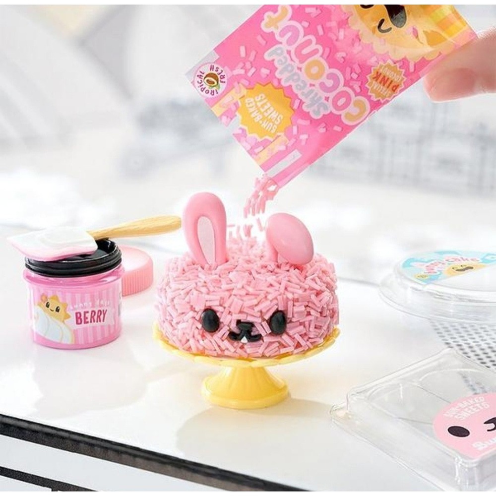 MGA Miniverse Make It Mini Food Spring Series Bunny Cake Weighted 108g Easter